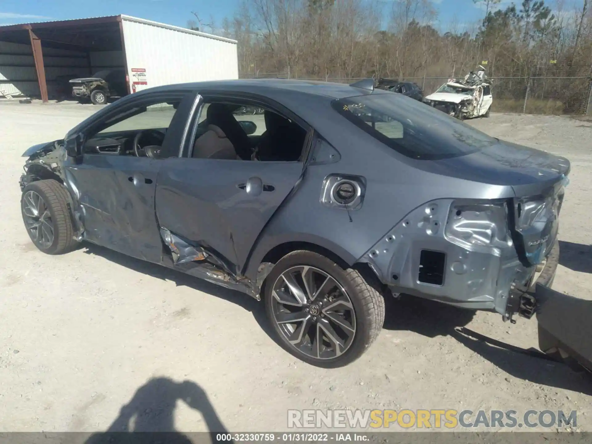 3 Photograph of a damaged car 5YFS4MCE8MP076086 TOYOTA COROLLA 2021