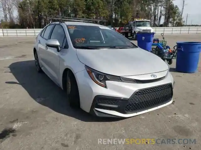 1 Photograph of a damaged car 5YFS4MCE8MP077142 TOYOTA COROLLA 2021