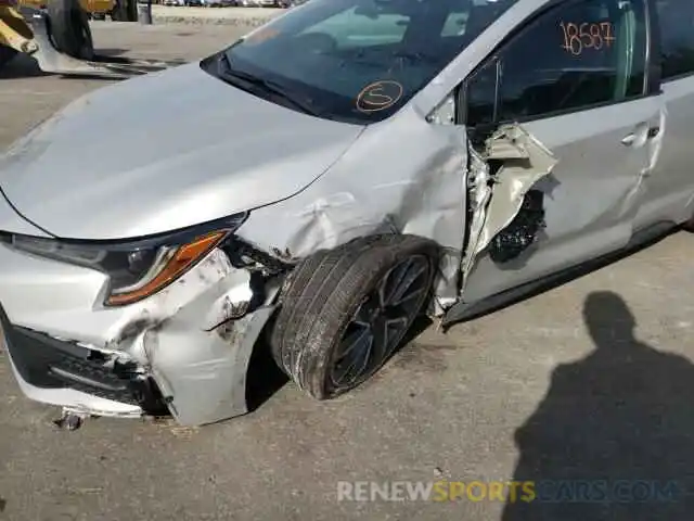 9 Photograph of a damaged car 5YFS4MCE8MP077142 TOYOTA COROLLA 2021