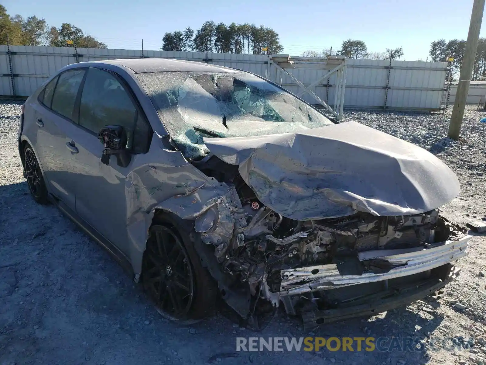 1 Photograph of a damaged car 5YFS4MCE8MP078775 TOYOTA COROLLA 2021