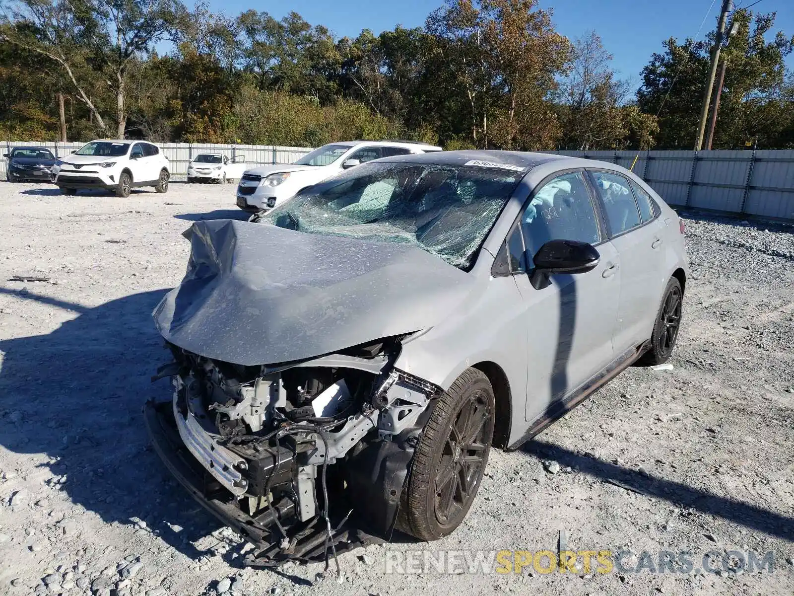 2 Photograph of a damaged car 5YFS4MCE8MP078775 TOYOTA COROLLA 2021