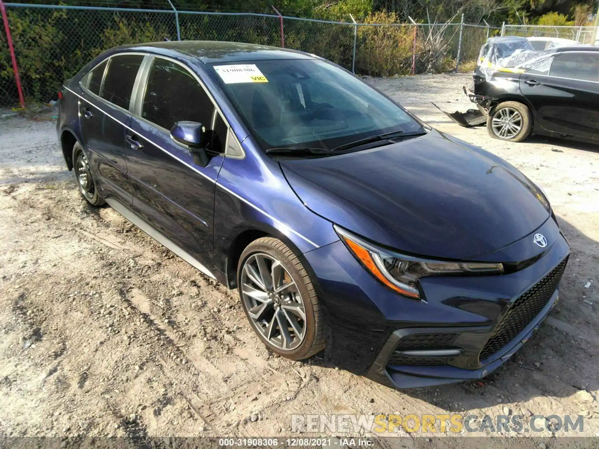 1 Photograph of a damaged car 5YFS4MCE8MP081322 TOYOTA COROLLA 2021