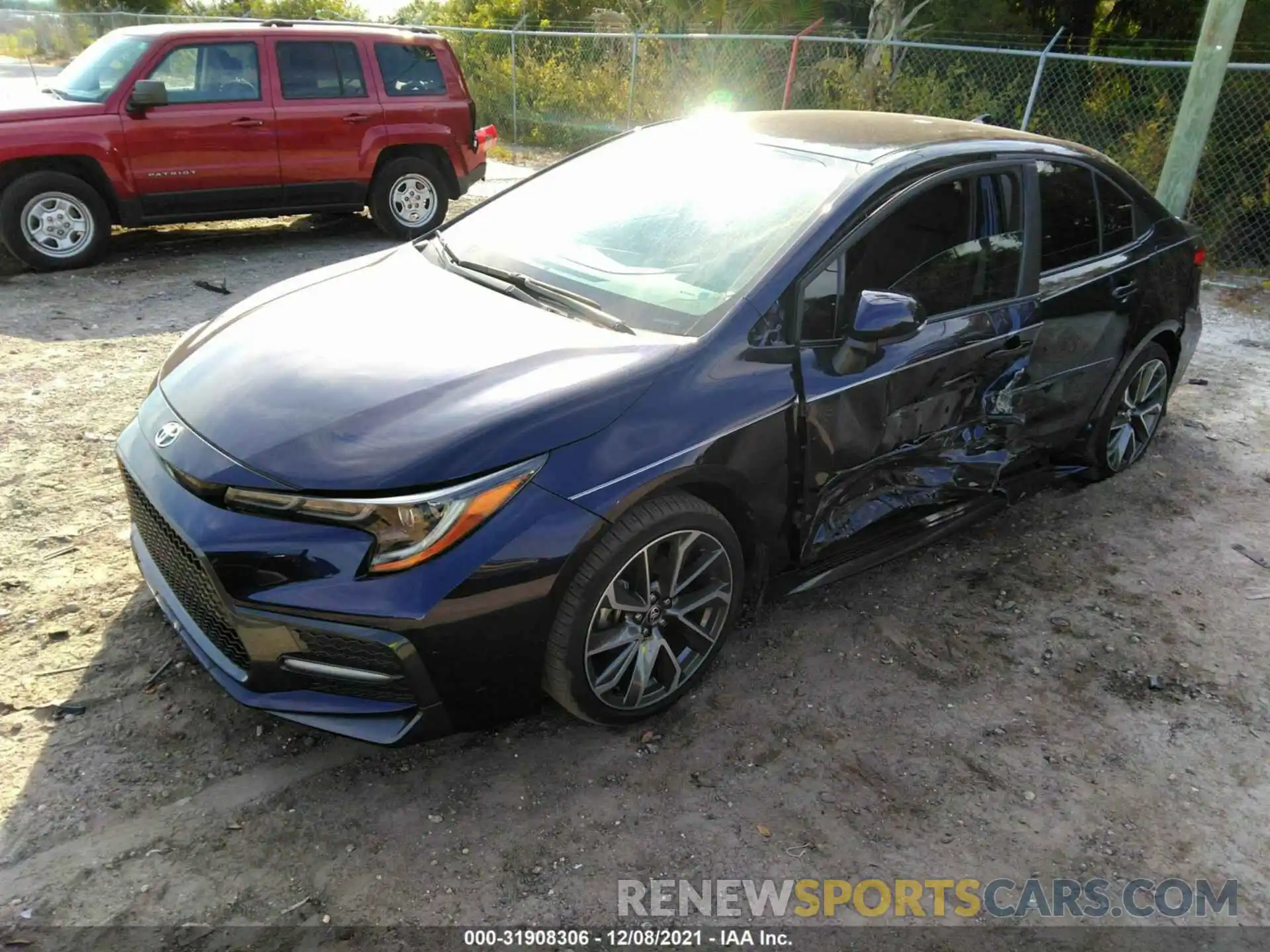 2 Photograph of a damaged car 5YFS4MCE8MP081322 TOYOTA COROLLA 2021