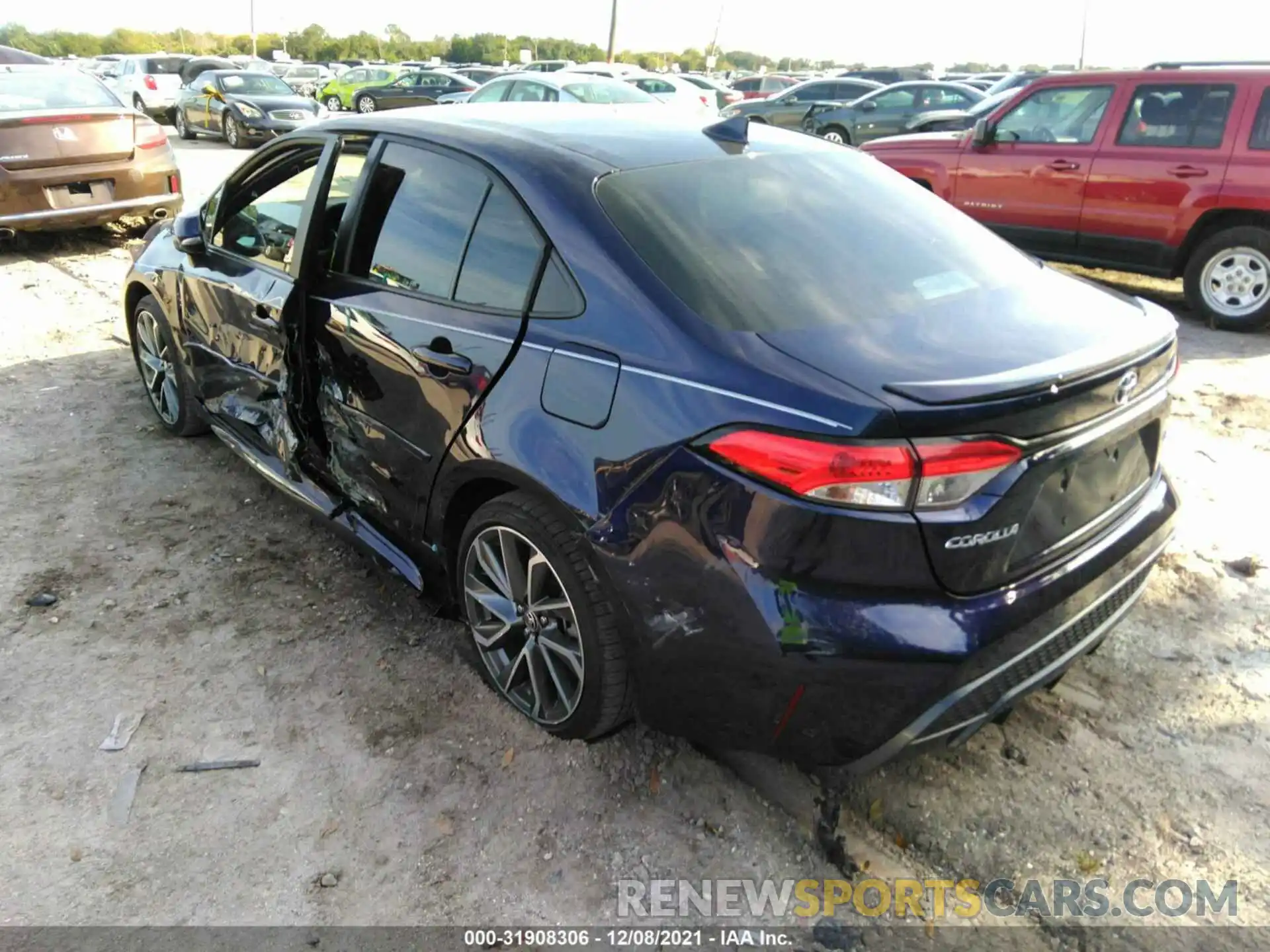 3 Photograph of a damaged car 5YFS4MCE8MP081322 TOYOTA COROLLA 2021