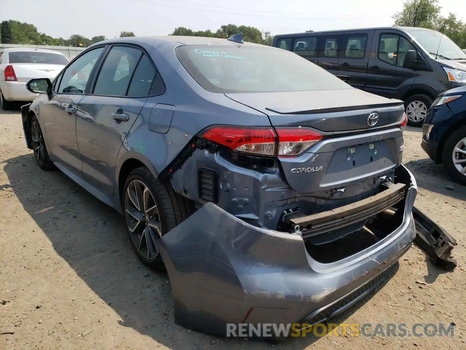 3 Photograph of a damaged car 5YFS4MCE8MP083085 TOYOTA COROLLA 2021