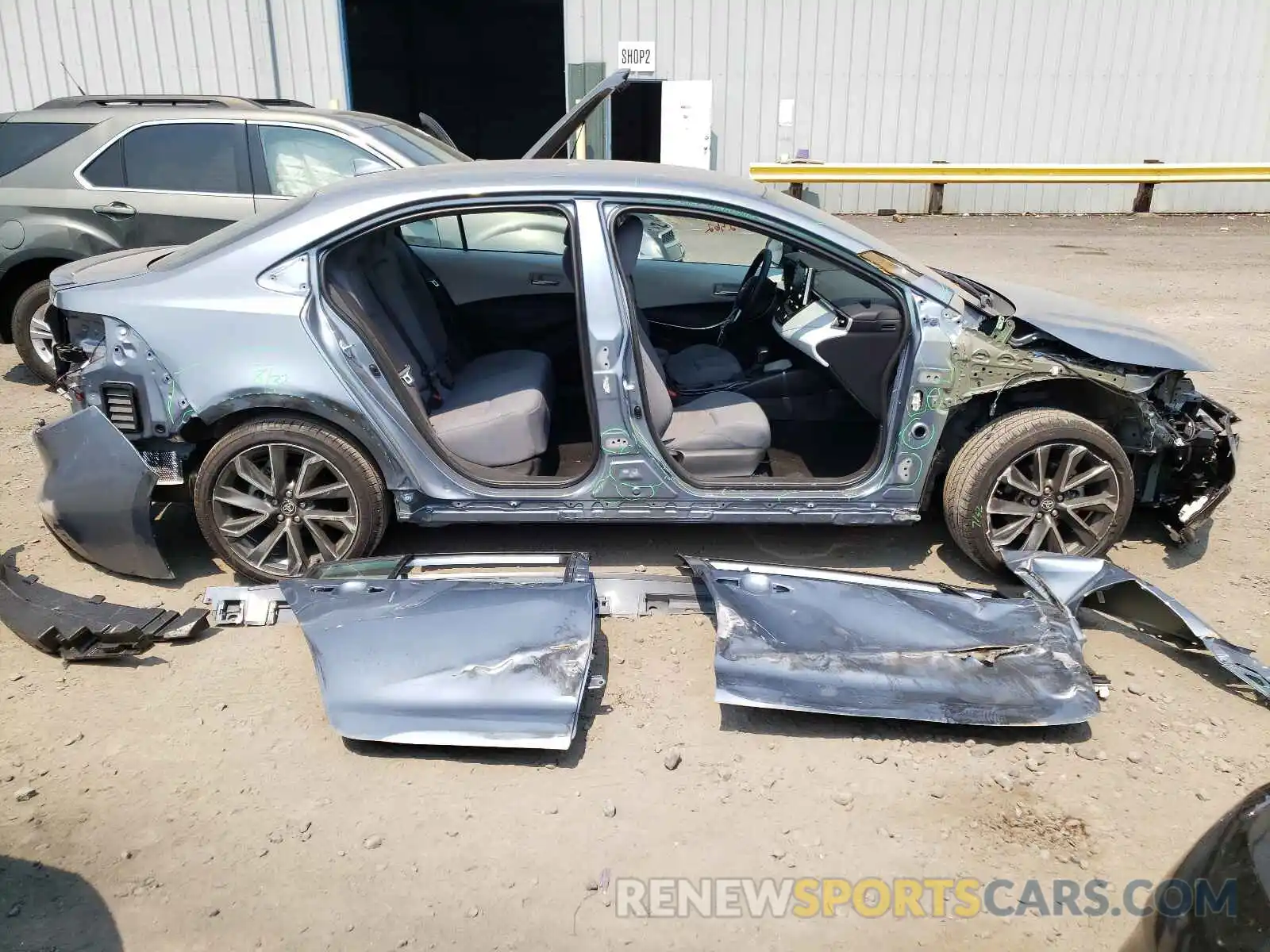 9 Photograph of a damaged car 5YFS4MCE8MP083085 TOYOTA COROLLA 2021