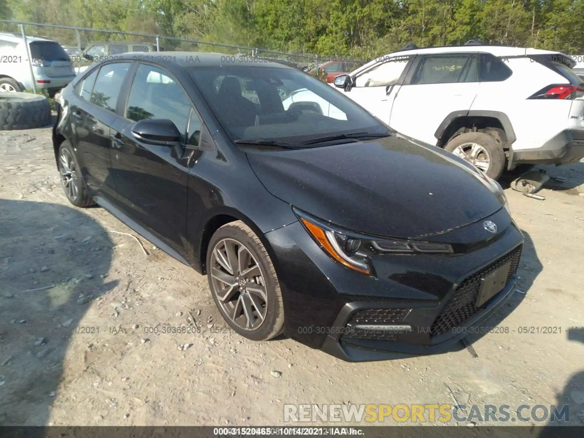 1 Photograph of a damaged car 5YFS4MCE8MP084026 TOYOTA COROLLA 2021