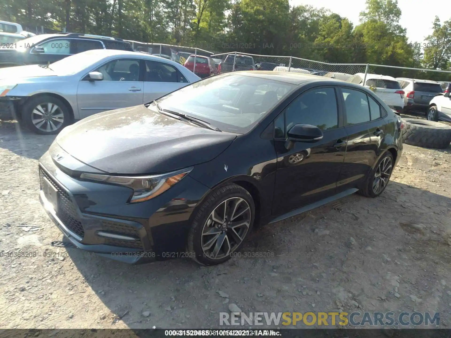 2 Photograph of a damaged car 5YFS4MCE8MP084026 TOYOTA COROLLA 2021