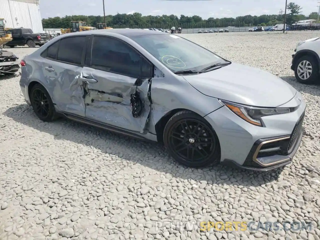 1 Photograph of a damaged car 5YFS4MCE8MP086908 TOYOTA COROLLA 2021