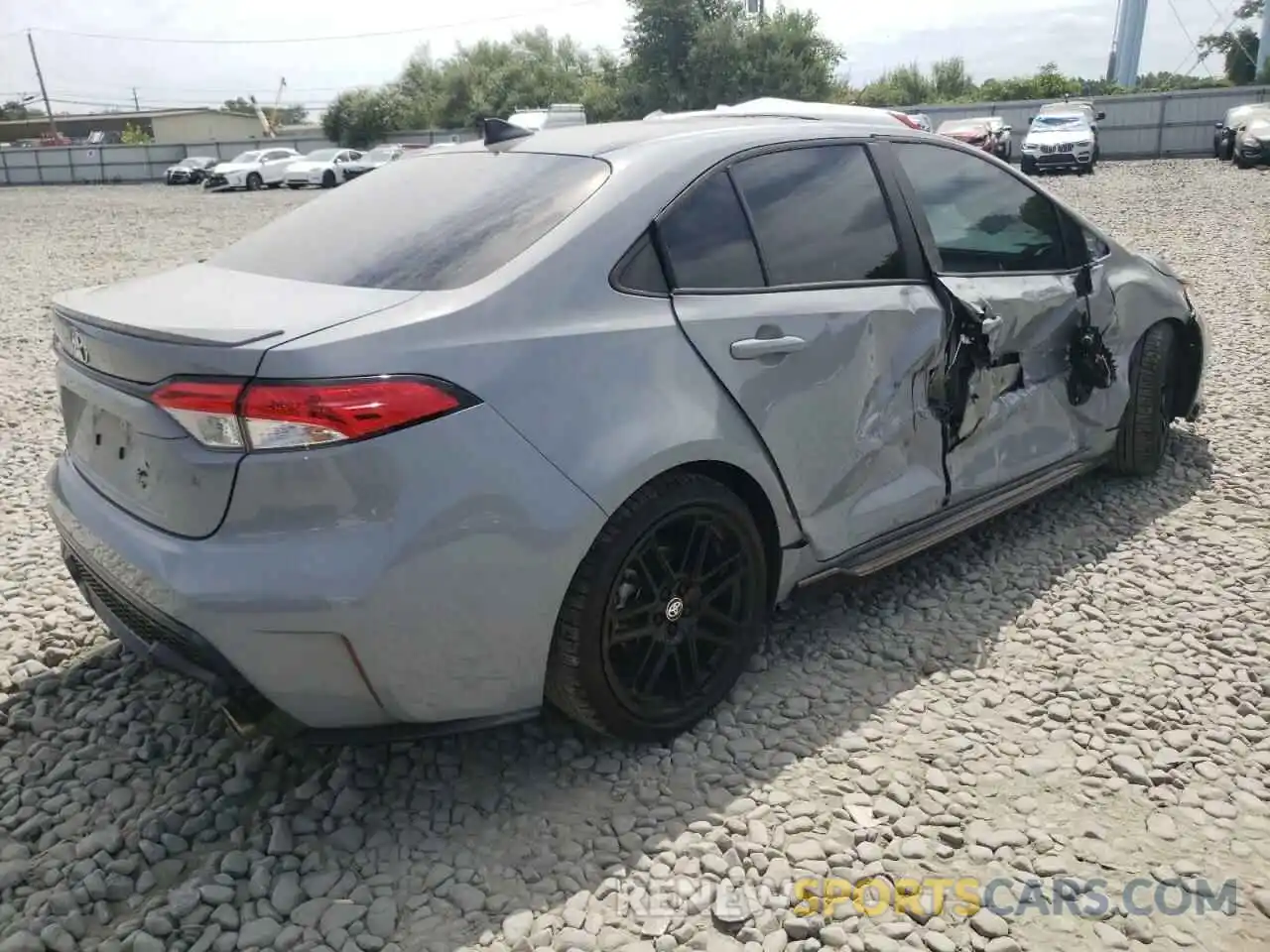 4 Photograph of a damaged car 5YFS4MCE8MP086908 TOYOTA COROLLA 2021