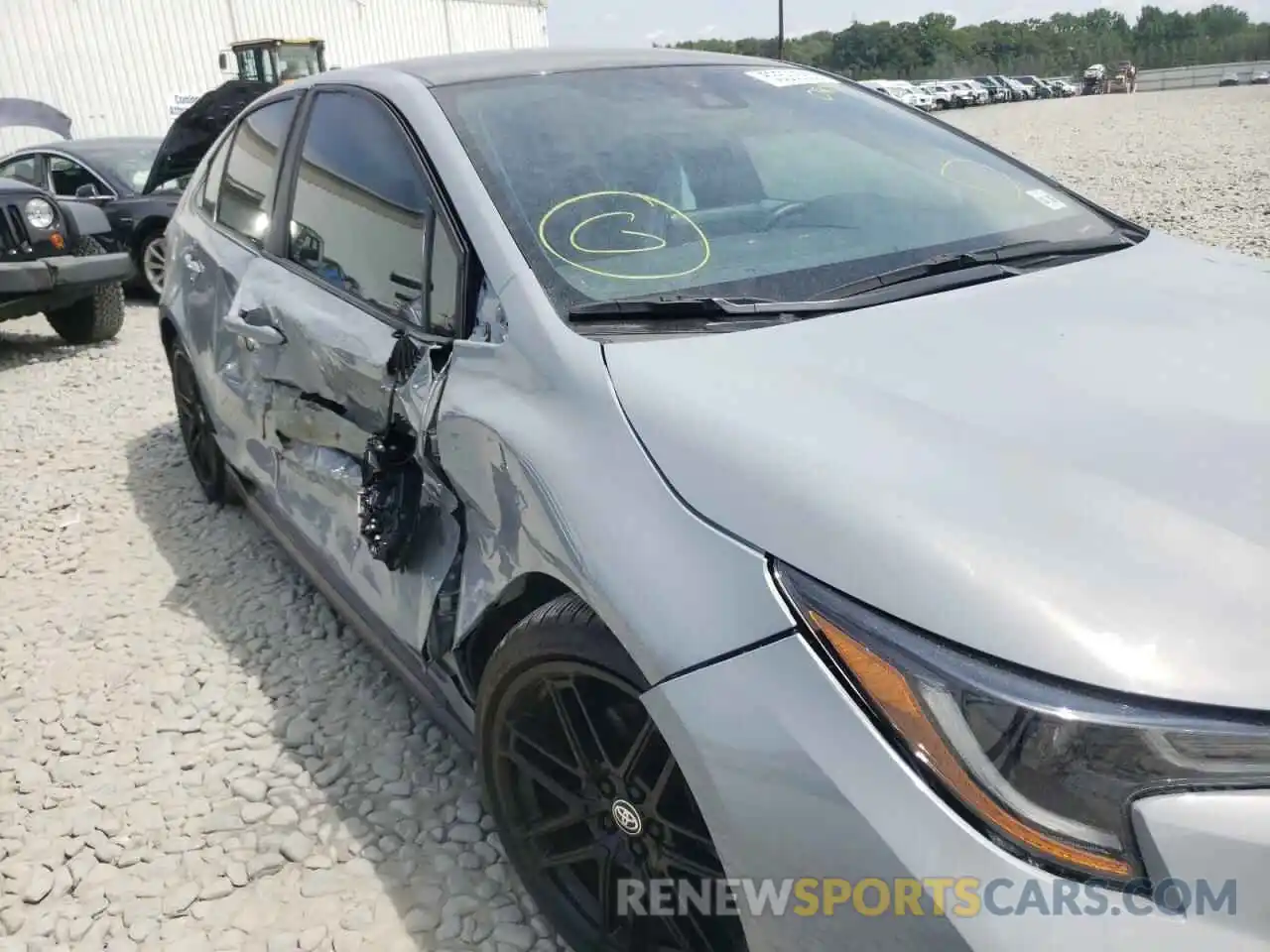 9 Photograph of a damaged car 5YFS4MCE8MP086908 TOYOTA COROLLA 2021