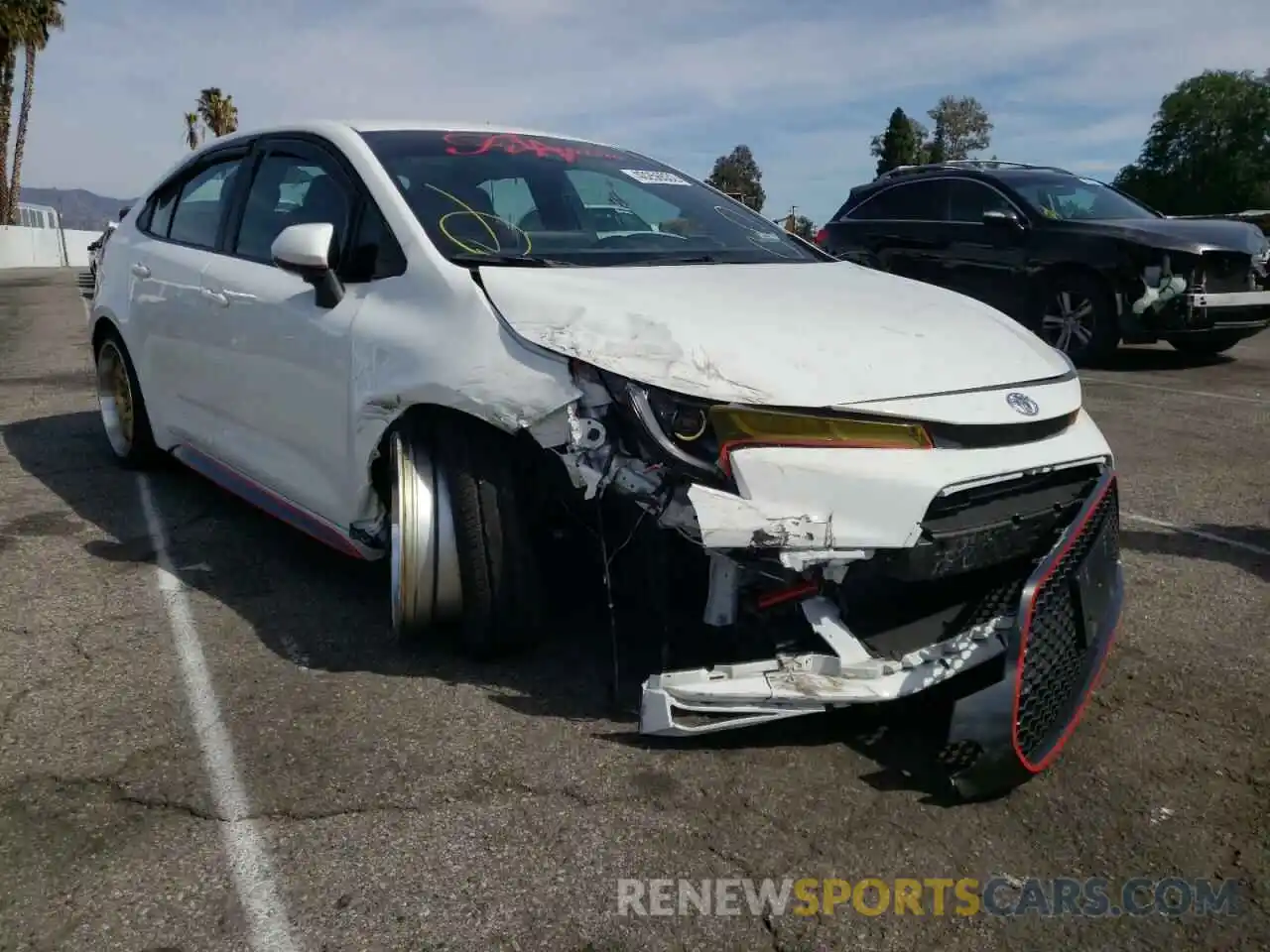 1 Photograph of a damaged car 5YFS4MCE8MP086973 TOYOTA COROLLA 2021