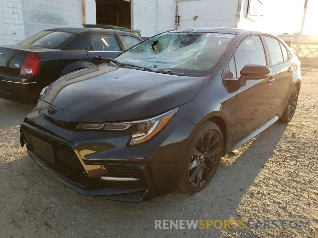 2 Photograph of a damaged car 5YFS4MCE8MP090246 TOYOTA COROLLA 2021