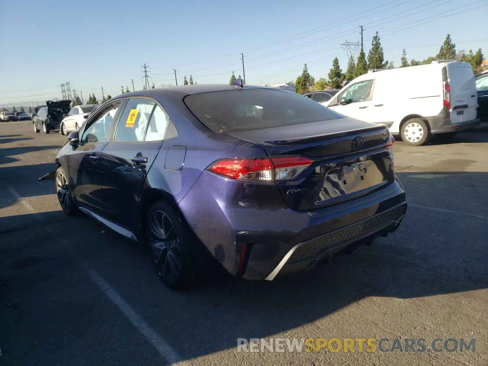 3 Photograph of a damaged car 5YFS4MCE8MP091509 TOYOTA COROLLA 2021