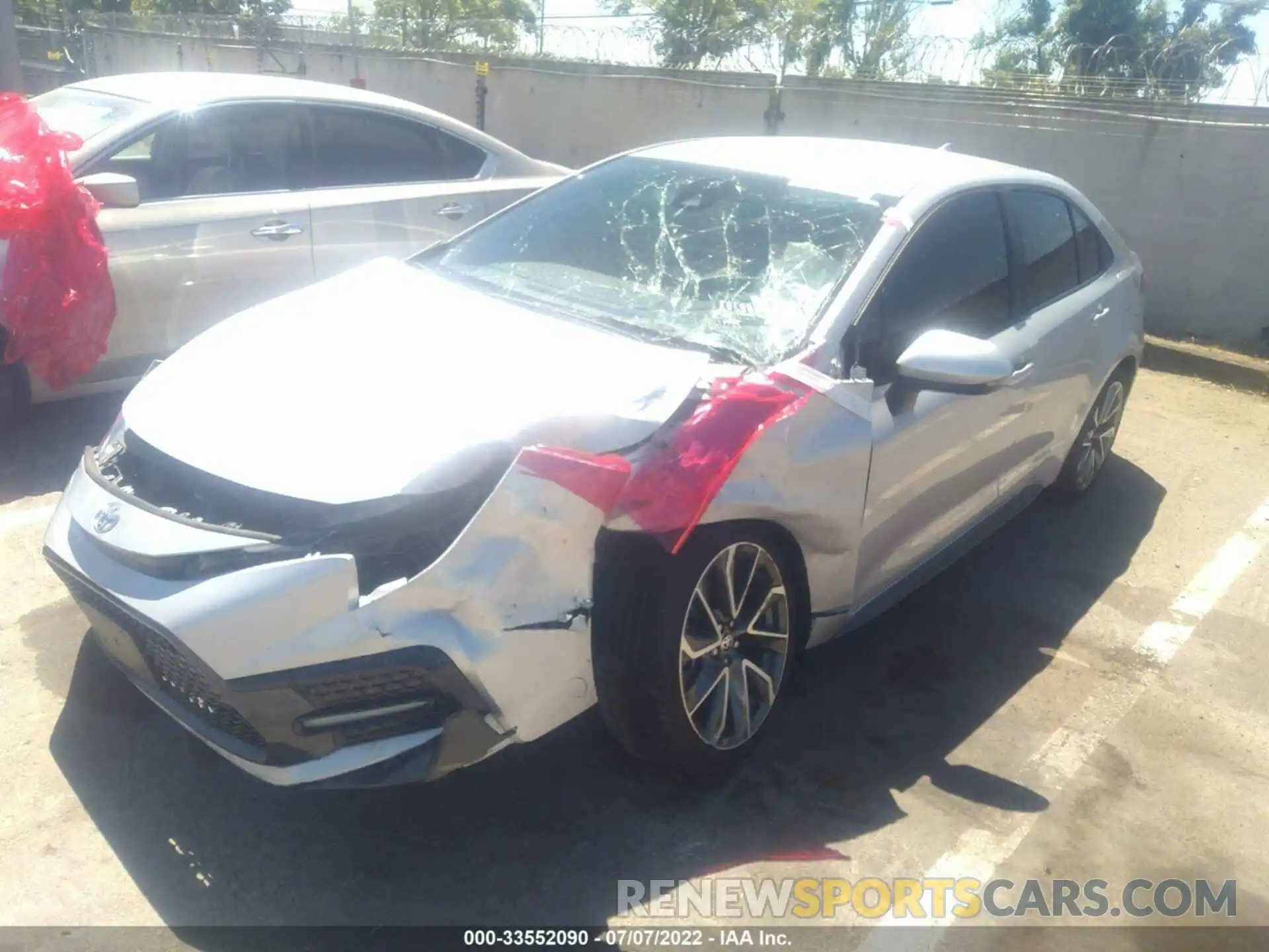 2 Photograph of a damaged car 5YFS4MCE8MP091526 TOYOTA COROLLA 2021