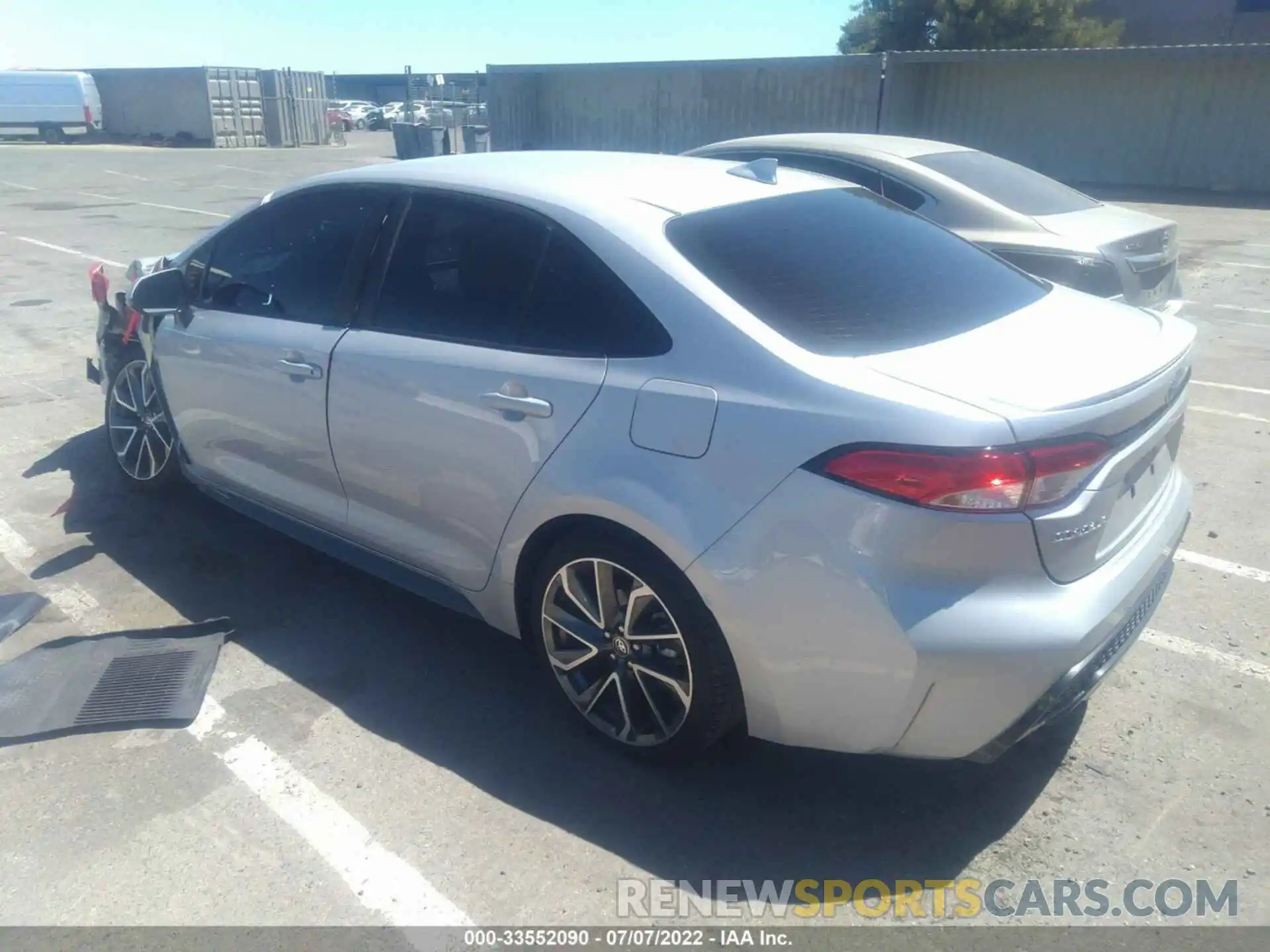 3 Photograph of a damaged car 5YFS4MCE8MP091526 TOYOTA COROLLA 2021