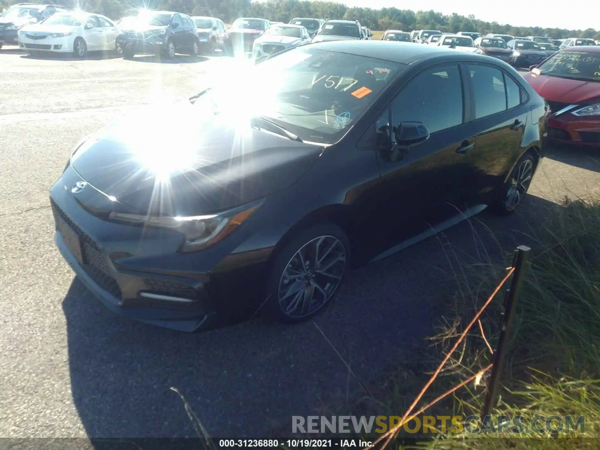 2 Photograph of a damaged car 5YFS4MCE8MP092207 TOYOTA COROLLA 2021