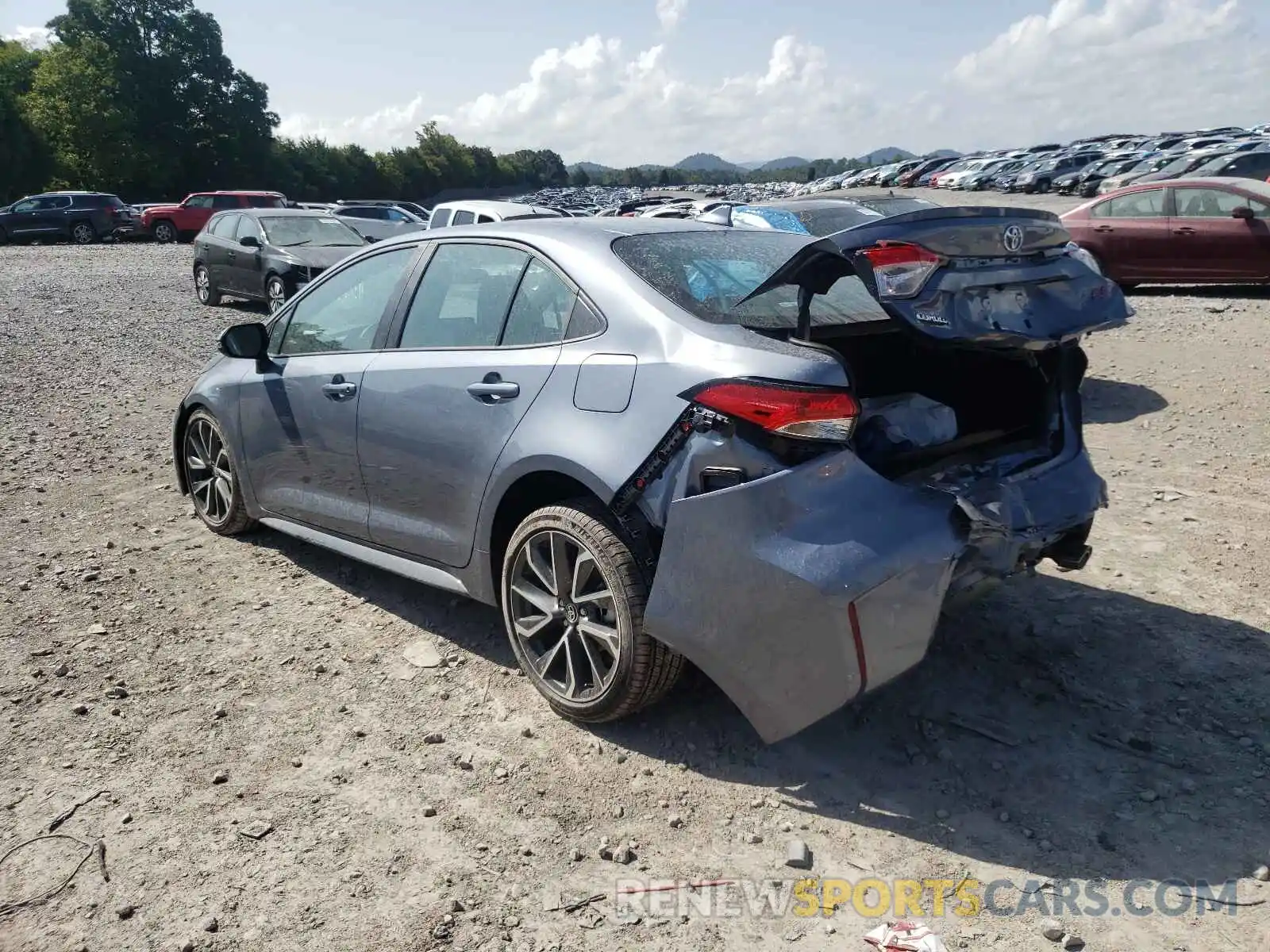 3 Photograph of a damaged car 5YFS4MCE8MP092594 TOYOTA COROLLA 2021