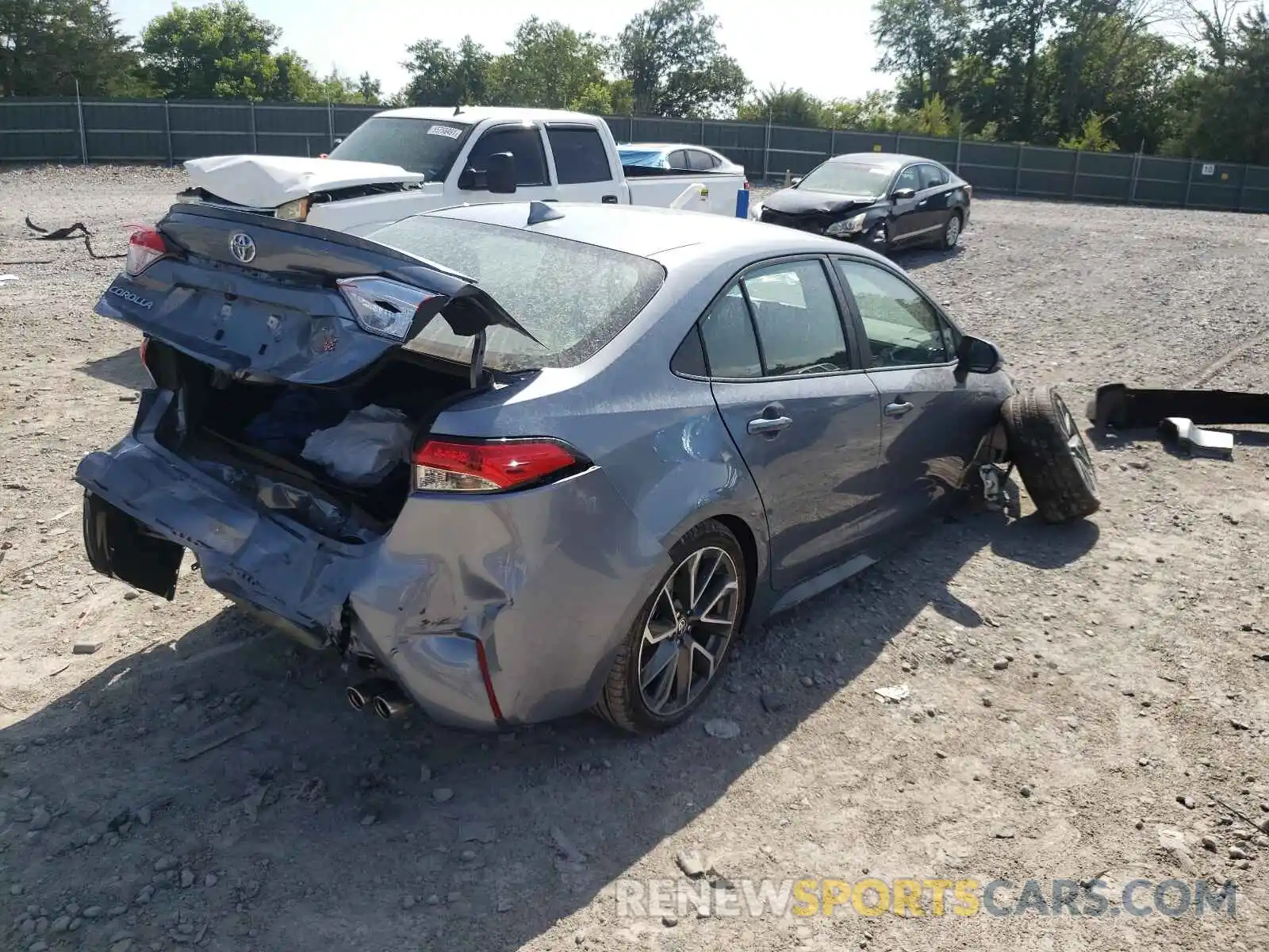 4 Photograph of a damaged car 5YFS4MCE8MP092594 TOYOTA COROLLA 2021