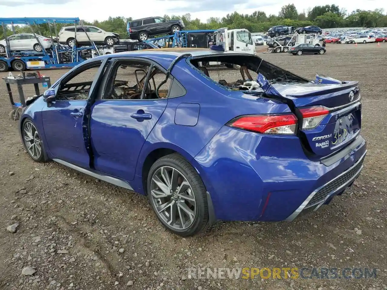 3 Photograph of a damaged car 5YFS4MCE8MP093535 TOYOTA COROLLA 2021