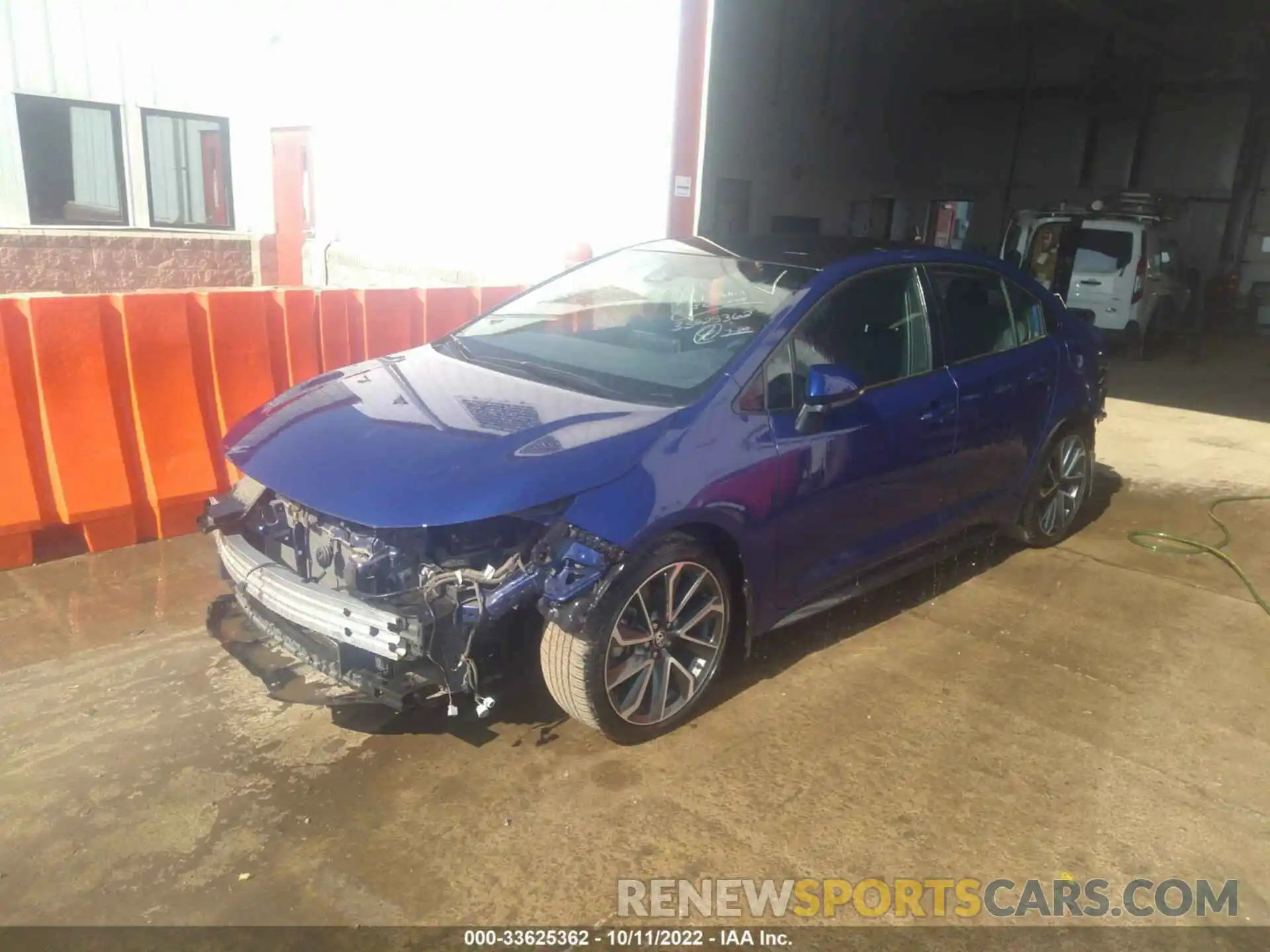 2 Photograph of a damaged car 5YFS4MCE8MP094104 TOYOTA COROLLA 2021