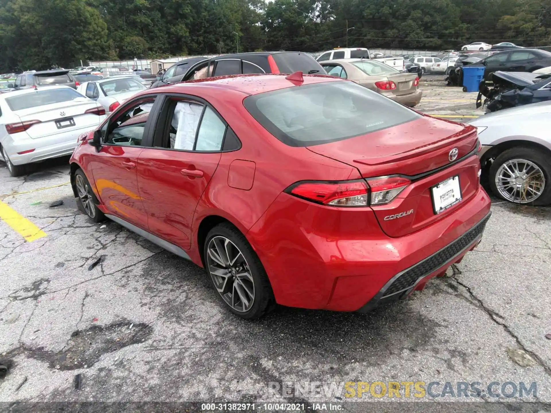 3 Photograph of a damaged car 5YFS4MCE8MP095947 TOYOTA COROLLA 2021