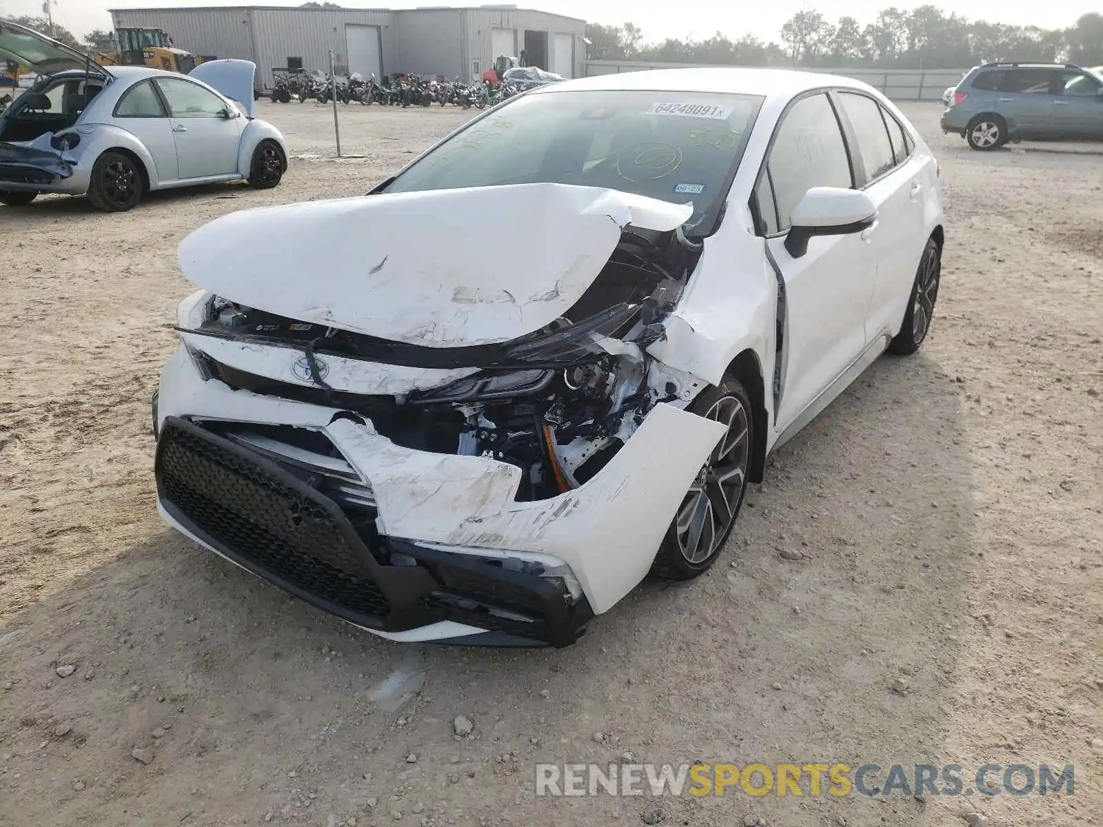 2 Photograph of a damaged car 5YFS4MCE8MP096158 TOYOTA COROLLA 2021