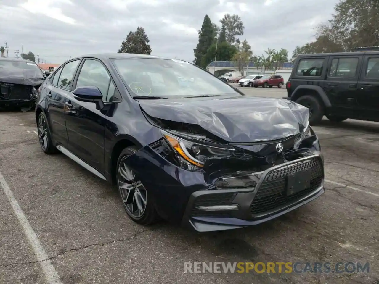 1 Photograph of a damaged car 5YFS4MCE9MP058437 TOYOTA COROLLA 2021