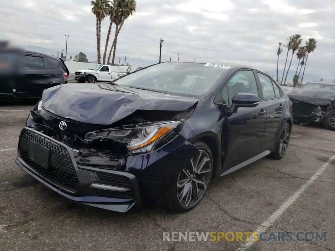 2 Photograph of a damaged car 5YFS4MCE9MP058437 TOYOTA COROLLA 2021