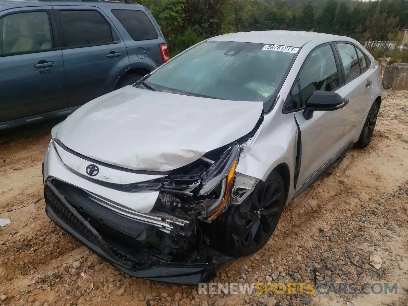 2 Photograph of a damaged car 5YFS4MCE9MP061709 TOYOTA COROLLA 2021