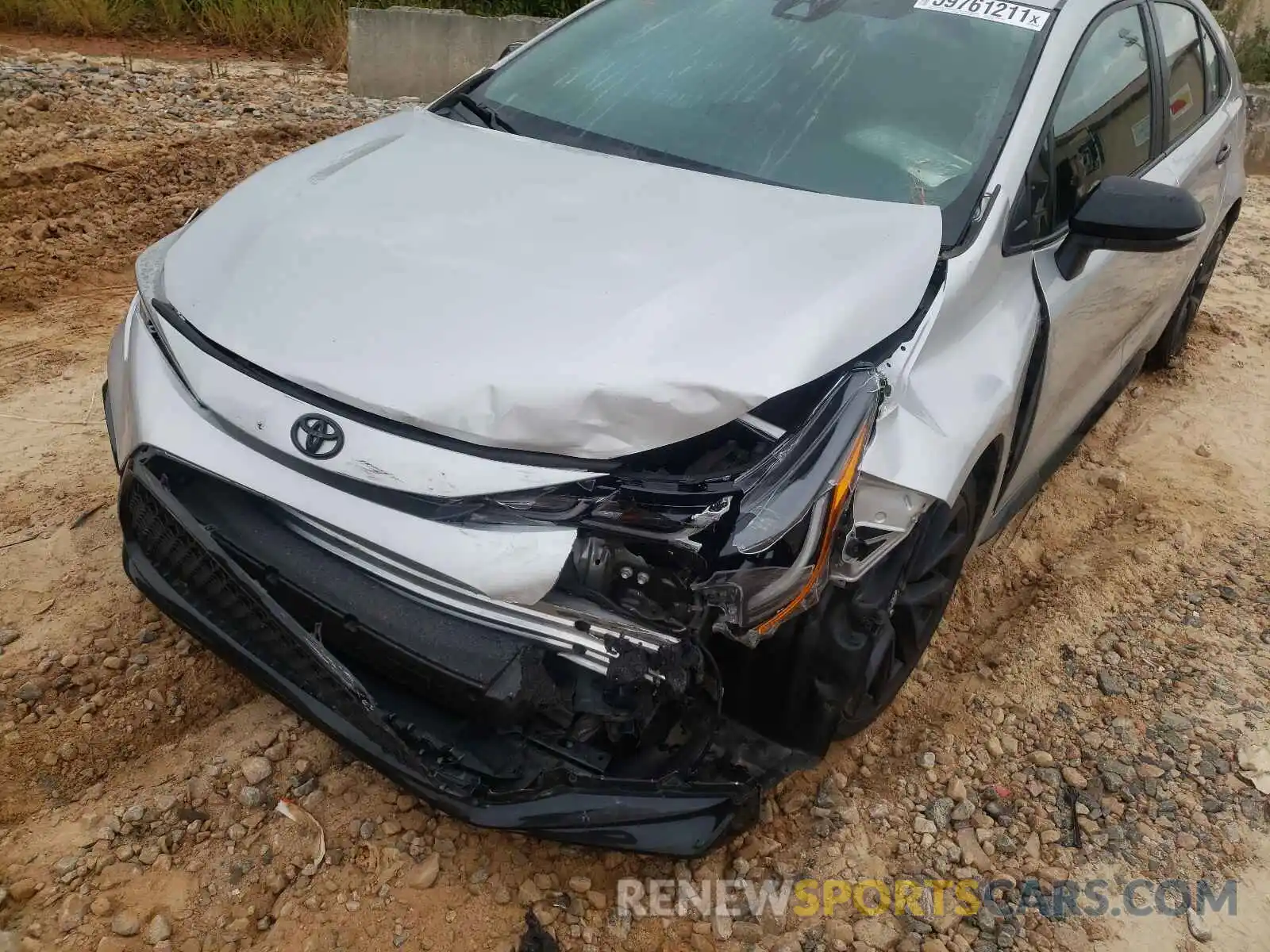 9 Photograph of a damaged car 5YFS4MCE9MP061709 TOYOTA COROLLA 2021