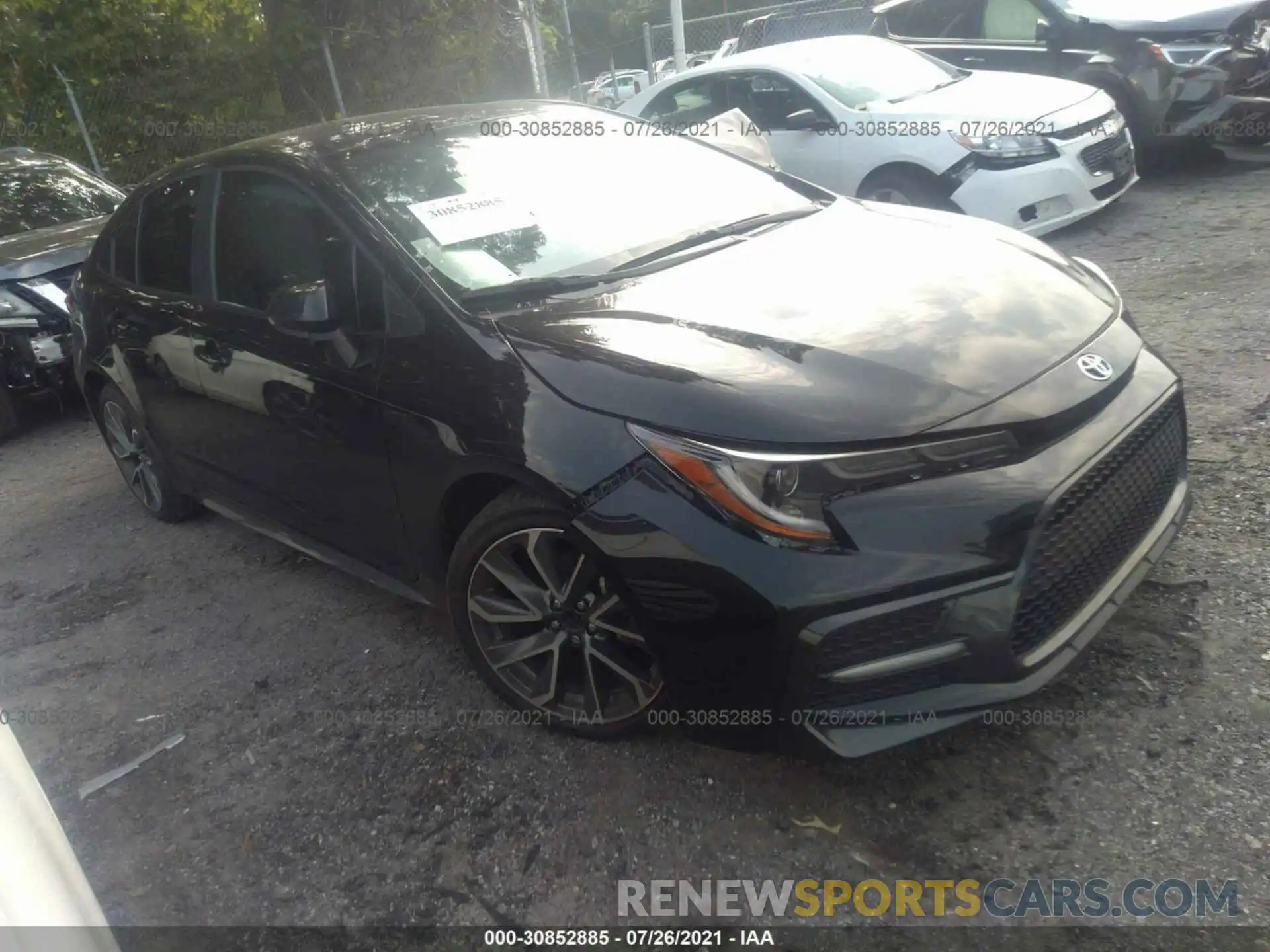 1 Photograph of a damaged car 5YFS4MCE9MP063993 TOYOTA COROLLA 2021