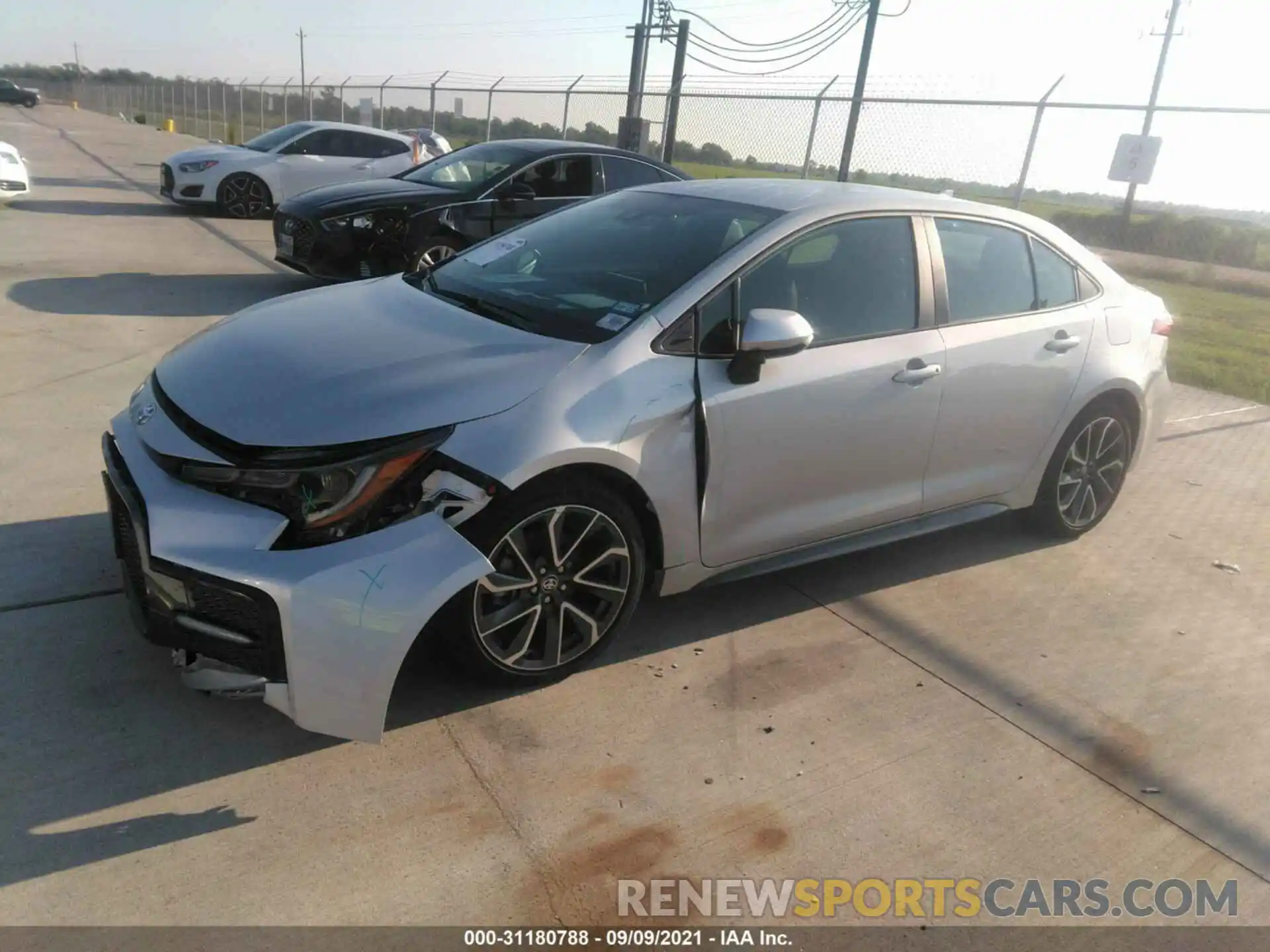 2 Photograph of a damaged car 5YFS4MCE9MP065209 TOYOTA COROLLA 2021