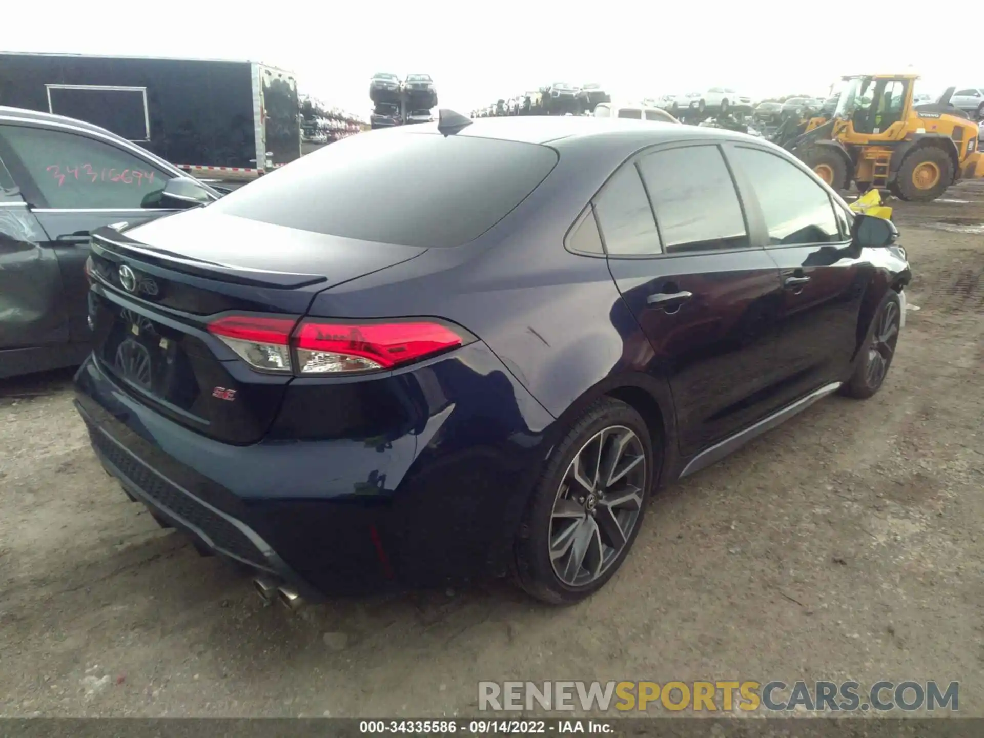 4 Photograph of a damaged car 5YFS4MCE9MP065615 TOYOTA COROLLA 2021