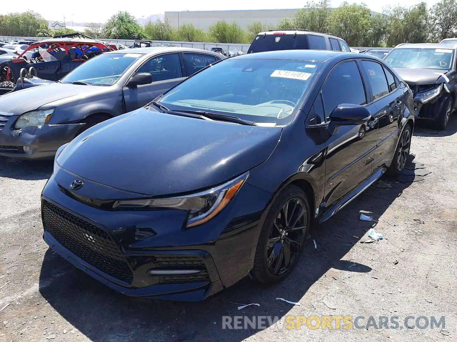 2 Photograph of a damaged car 5YFS4MCE9MP066845 TOYOTA COROLLA 2021