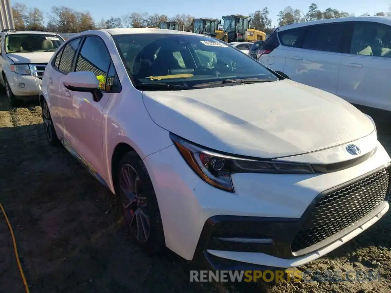 1 Photograph of a damaged car 5YFS4MCE9MP067204 TOYOTA COROLLA 2021