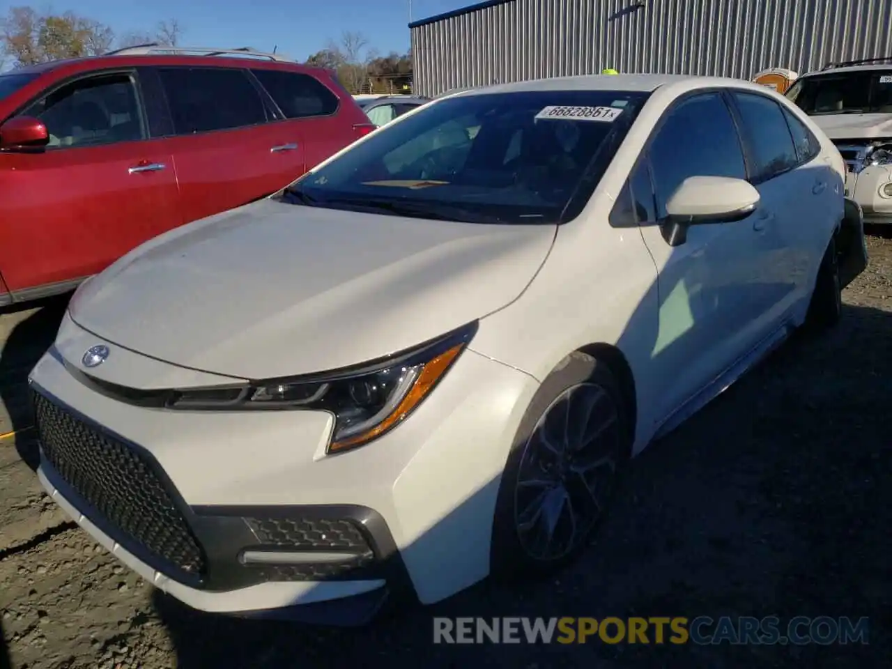 2 Photograph of a damaged car 5YFS4MCE9MP067204 TOYOTA COROLLA 2021