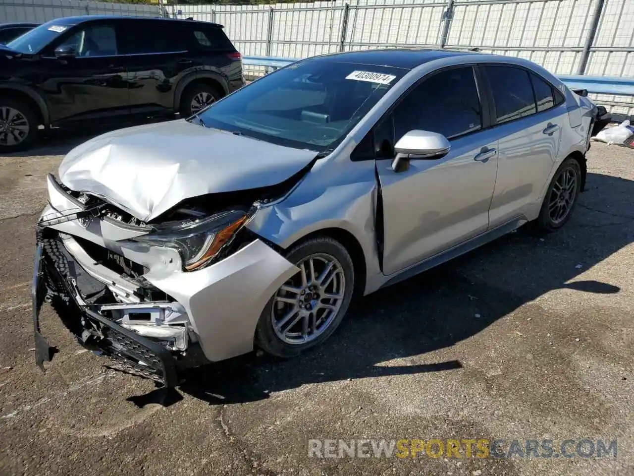 1 Photograph of a damaged car 5YFS4MCE9MP067669 TOYOTA COROLLA 2021