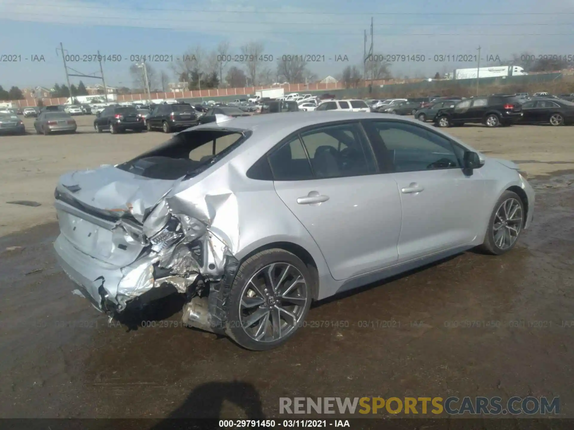 4 Photograph of a damaged car 5YFS4MCE9MP067736 TOYOTA COROLLA 2021