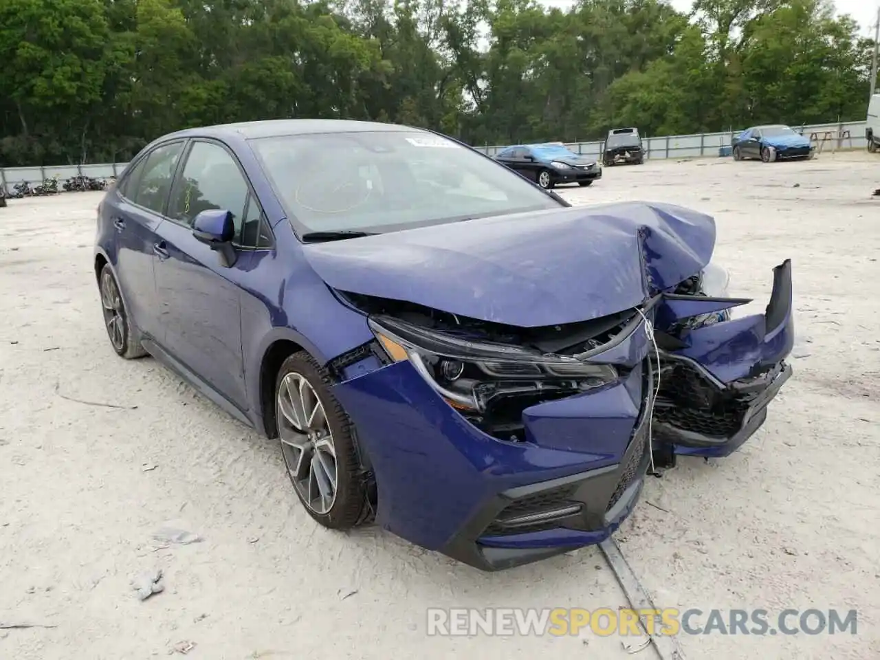 1 Photograph of a damaged car 5YFS4MCE9MP068093 TOYOTA COROLLA 2021