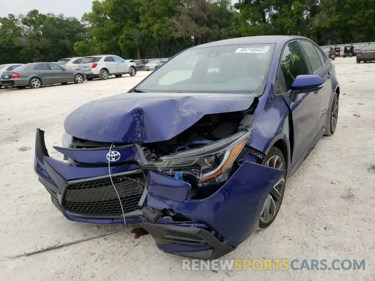 2 Photograph of a damaged car 5YFS4MCE9MP068093 TOYOTA COROLLA 2021