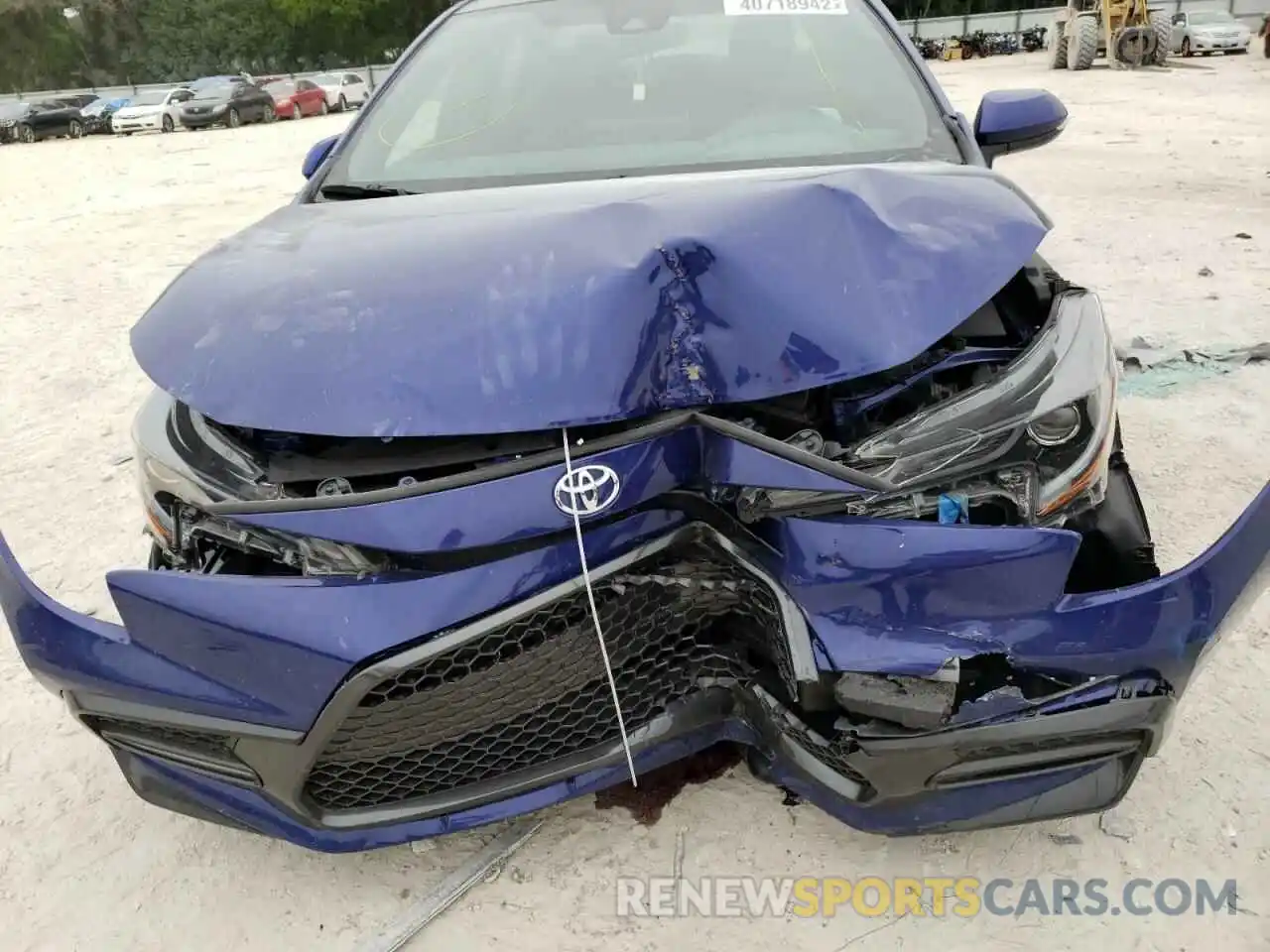 9 Photograph of a damaged car 5YFS4MCE9MP068093 TOYOTA COROLLA 2021