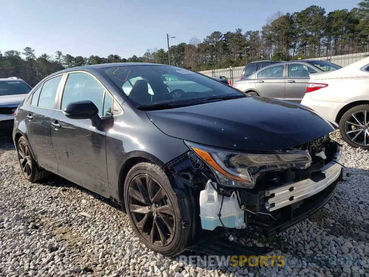 1 Photograph of a damaged car 5YFS4MCE9MP069812 TOYOTA COROLLA 2021