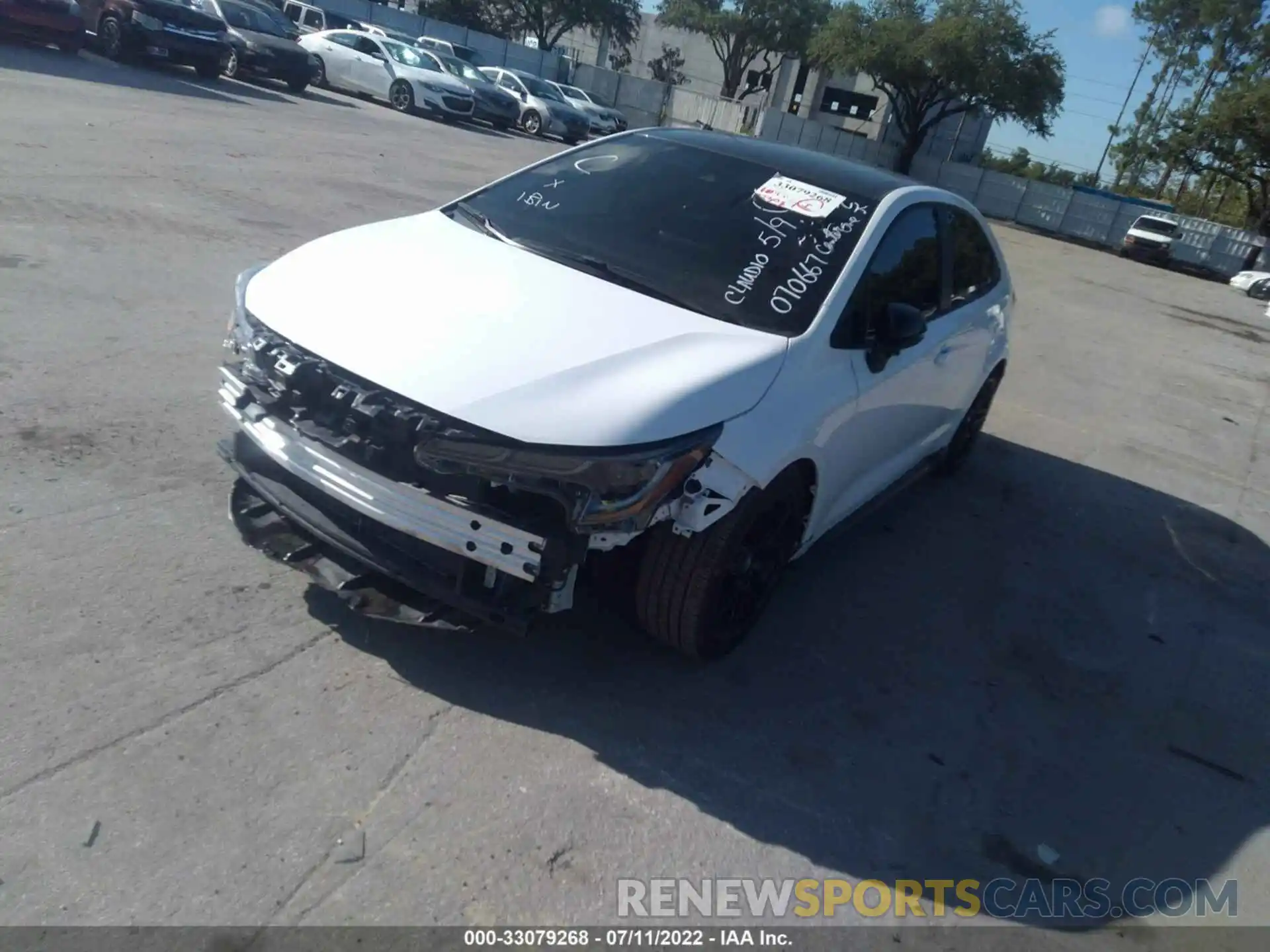 2 Photograph of a damaged car 5YFS4MCE9MP070667 TOYOTA COROLLA 2021