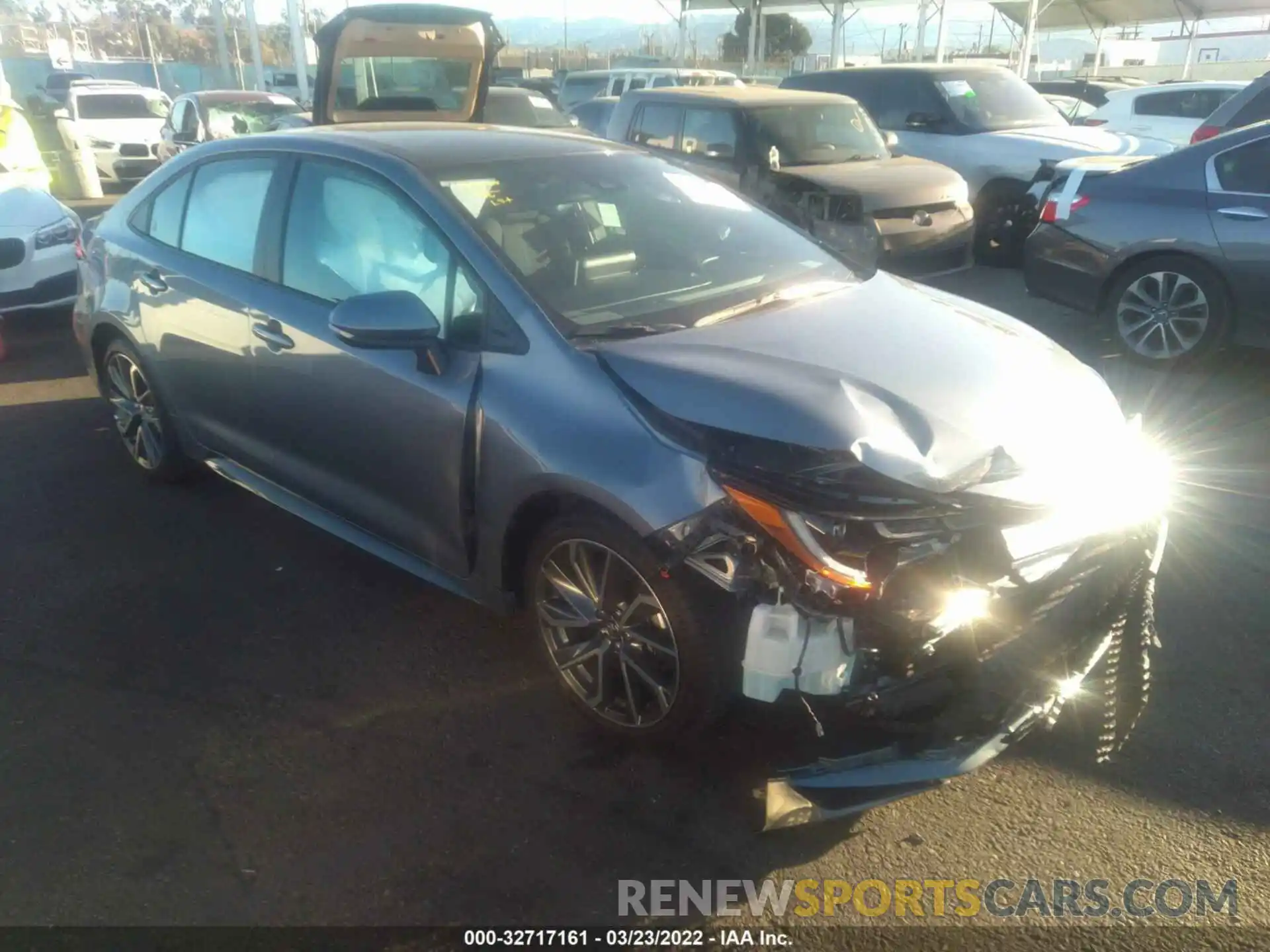 1 Photograph of a damaged car 5YFS4MCE9MP070832 TOYOTA COROLLA 2021