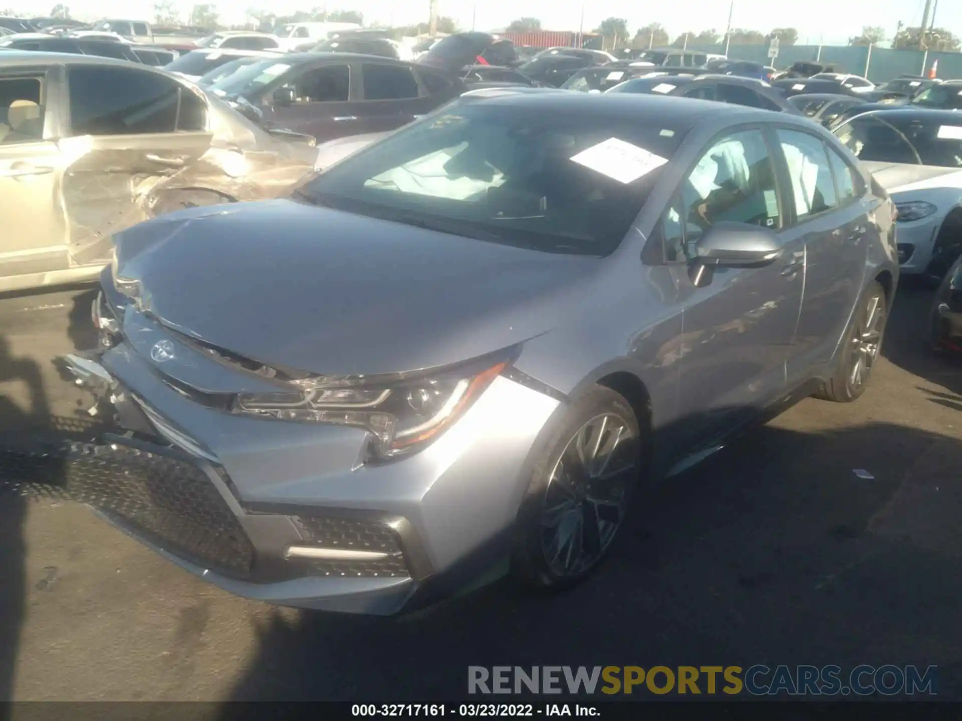 2 Photograph of a damaged car 5YFS4MCE9MP070832 TOYOTA COROLLA 2021