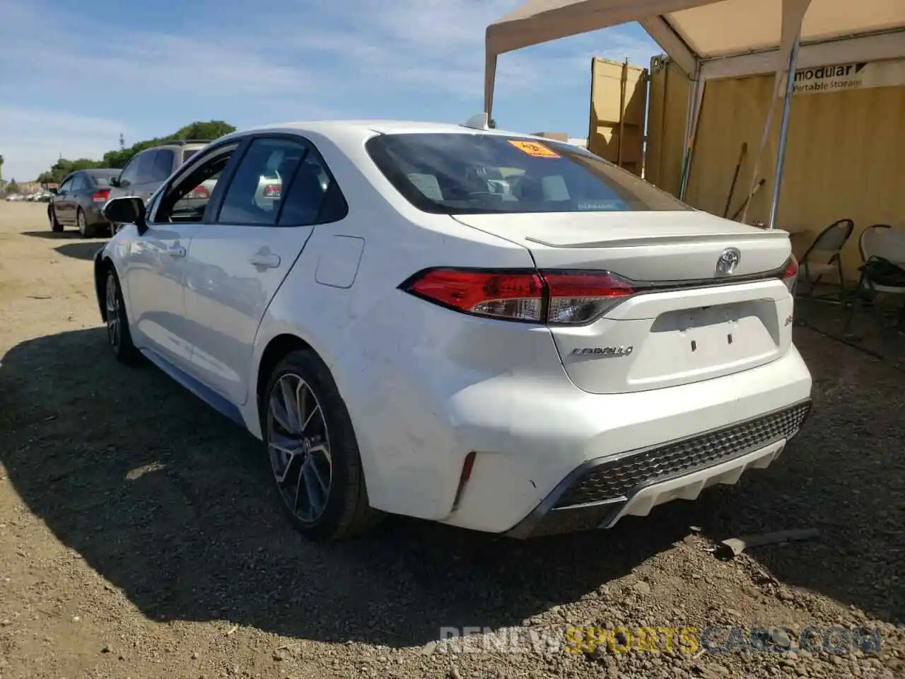 3 Photograph of a damaged car 5YFS4MCE9MP070961 TOYOTA COROLLA 2021