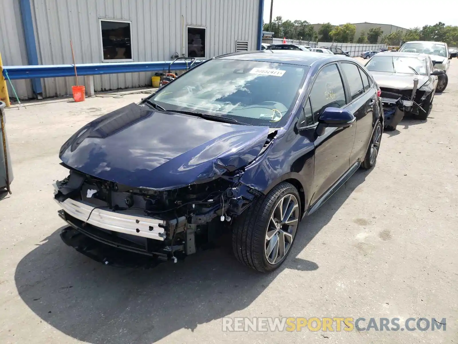 2 Photograph of a damaged car 5YFS4MCE9MP073021 TOYOTA COROLLA 2021