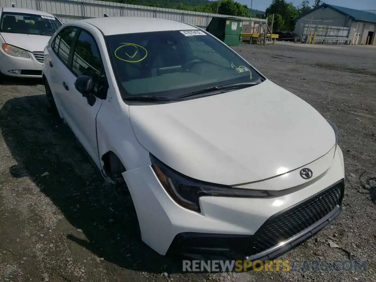 1 Photograph of a damaged car 5YFS4MCE9MP074685 TOYOTA COROLLA 2021