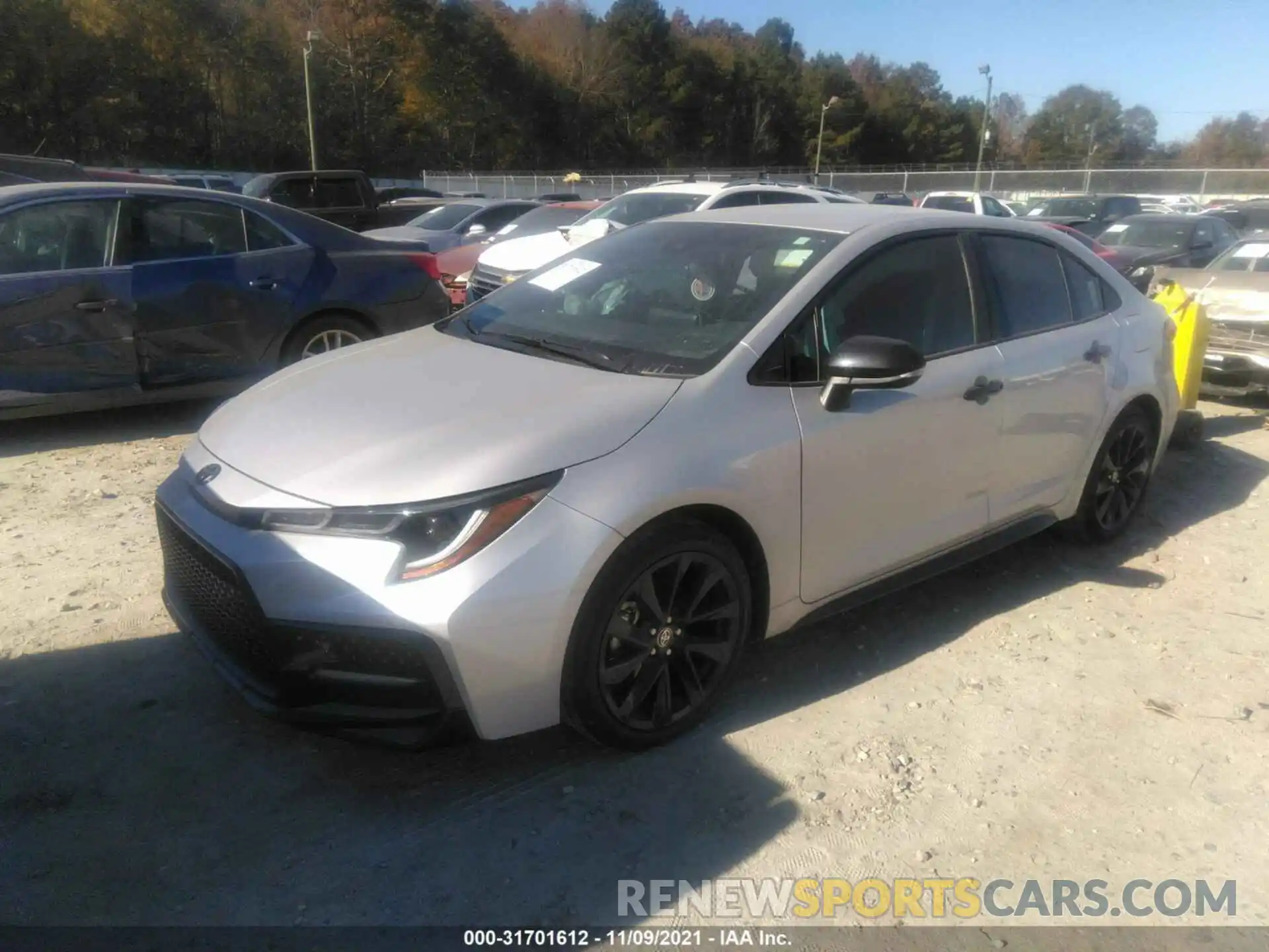 2 Photograph of a damaged car 5YFS4MCE9MP074797 TOYOTA COROLLA 2021